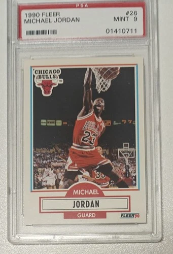 1990 Fleer #26 Michael Jordan PSA 9 Mint Chicago Bulls HOF GOAT
