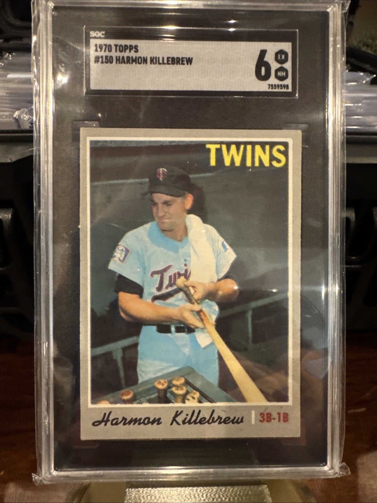 HARMON KILLEBREW SGC 6 1970 TOPPS BASEBALL #150 TWINS 007