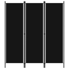 vidaXL 3-tlg. Raumteiler Weiß 150x180 cm