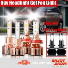 For Kia Sorento Baseexlx 2011-2013 Led Headlight Kit Hi Lo Beam Fog Light Bulb For Kia Sorento Baseexlx 2011-2013 Led Headlight Kit Hi Lo Beam Fog Light Bulb
