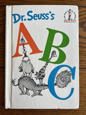 Dr. Seuss's ABC 1963 Book Club Edition 1st Edition HC Children's Book