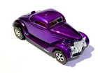 CUSTOM MADE  Hot Wheels '36 Ford Coupe REDLINE SPECTRAFLAME  Purple Diecast
