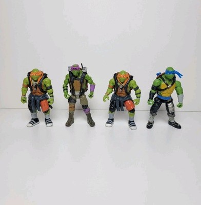 Tennage Mutant Ninja Turtles Out Of The Shadows Action Figure Lot Of 4 Playmates