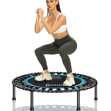 450 Lbs Mini Trampoline for Adults, Indoor Small Rebounder Exercise Trampoline f