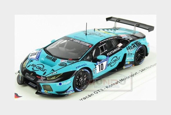 1:43 Spark Lamborghini Huracan Gt3 #10 Nurburgring 2018 Di Martino Bruck SG575 M-image