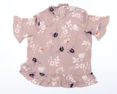 Sehr braune Basic-Bluse Damen UK Größe 14
