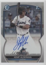 2023 Bowman Draft Chrome Prospect Refractor /499 Kemp Alderman #CDA-KA Auto fc1