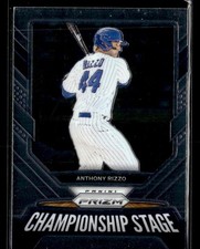 2021 Panini Prizm #CS8 Anthony Rizzo Championship Stage Card Chicago Cubs
