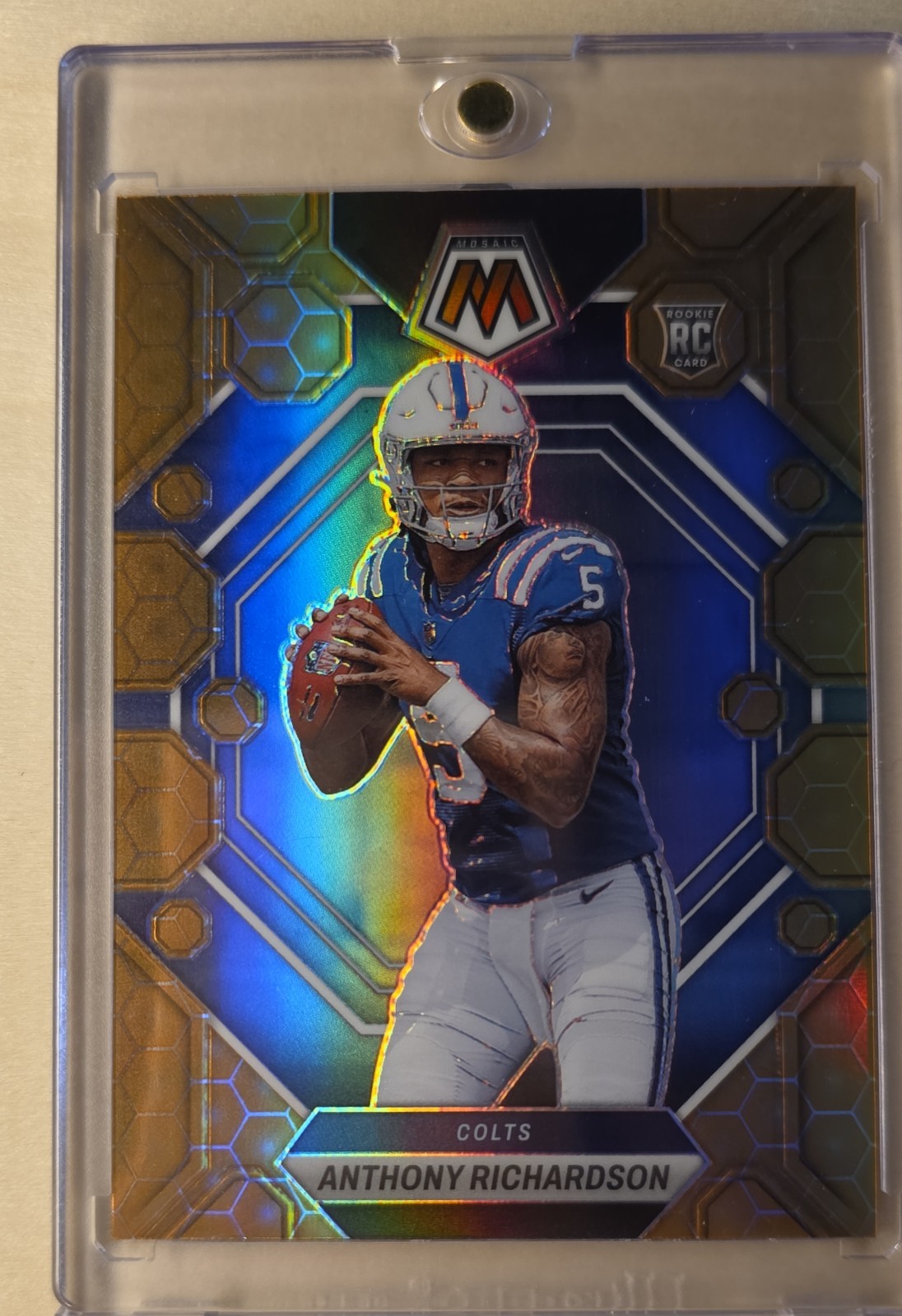 2023 Panini Mosaic - Rookies Anthony Richardson #282 Honeycomb Prizm (RC)