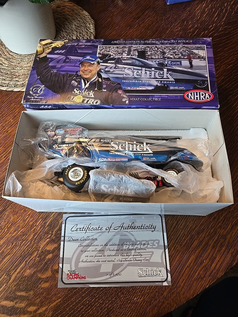 2004 AUTHENTICS 1/24 JERRY TOLIVER SCHICK TOYOTA CELICA NHRA FUNNY