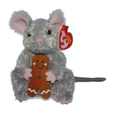 Ty Beanie Baby Stirring - MWMT (Mouse 2006) Gingerbread