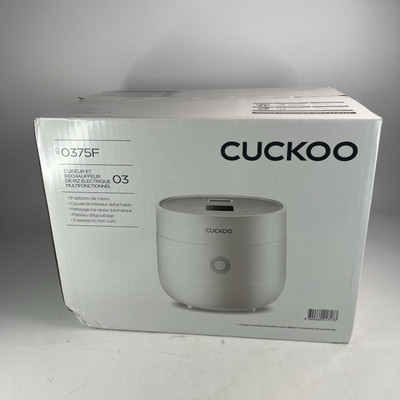Cuckoo 3-Cup Micom Rice Cooker and Warmer White CR0375F