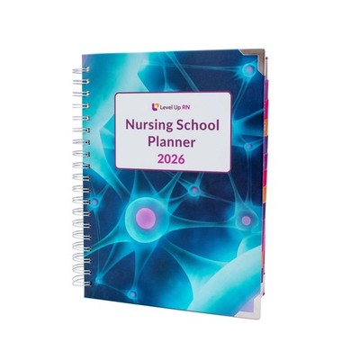 Nursing School Study Planner Nursing Student Gifts Spring Fall 2026 Calendar Yea