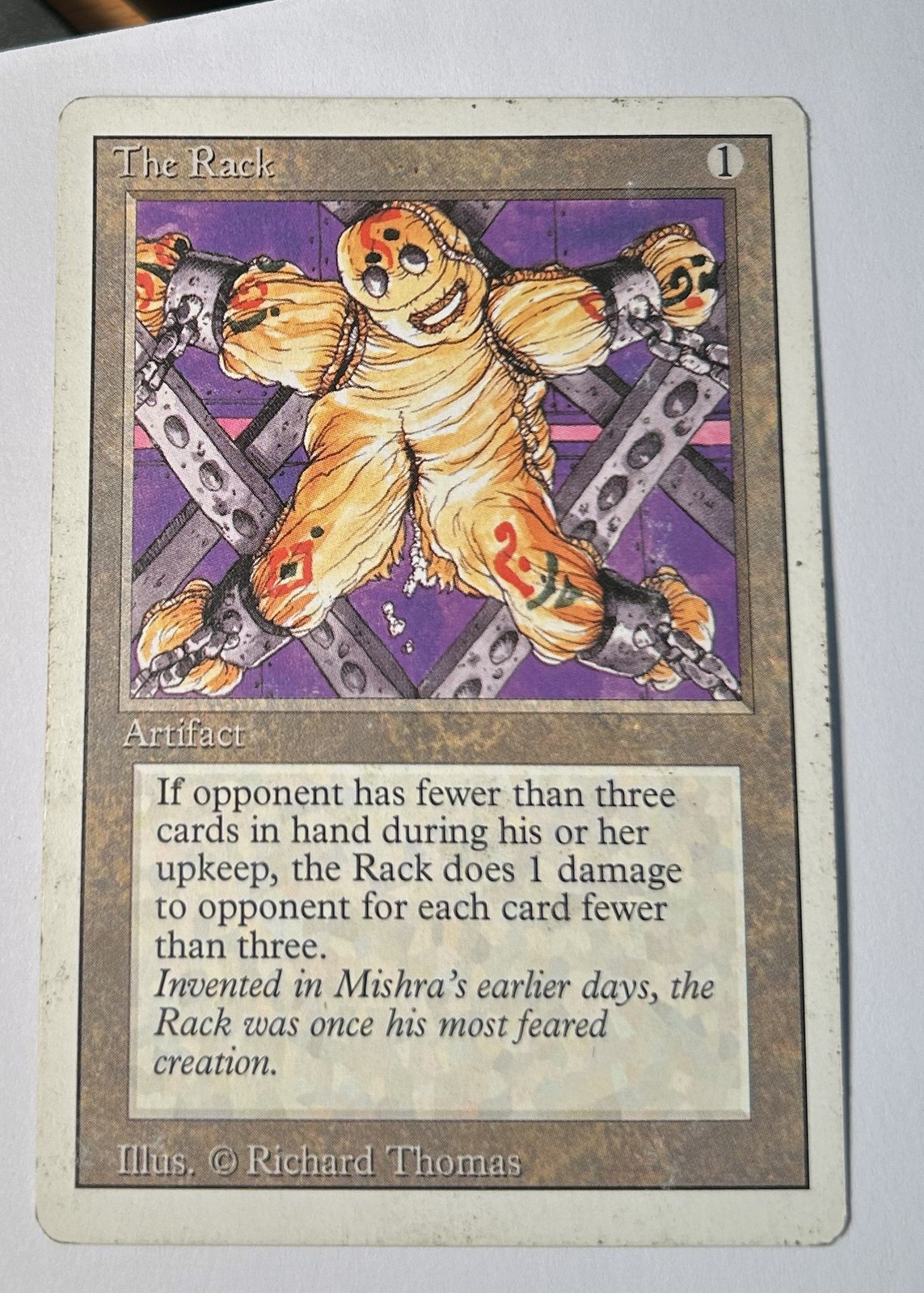 The Rack - Revised Edition (3rd Edition, 3ED) 1994 - MTG Uncommon MP Free Ship