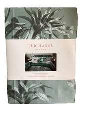 Image of Ted Baker Duvet, Green Belmar Floral Double Duvet Cover Set, Brand New