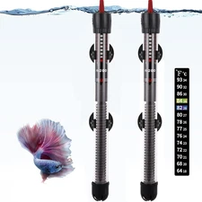 50-300W Submersible Aquarium Heater Fish Tank Heater Thermostat with 4 Suckers