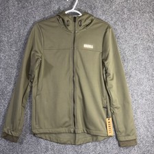 NWT NOBULL Women's Soft Shell Zip Up Jacket - Small - Army Green