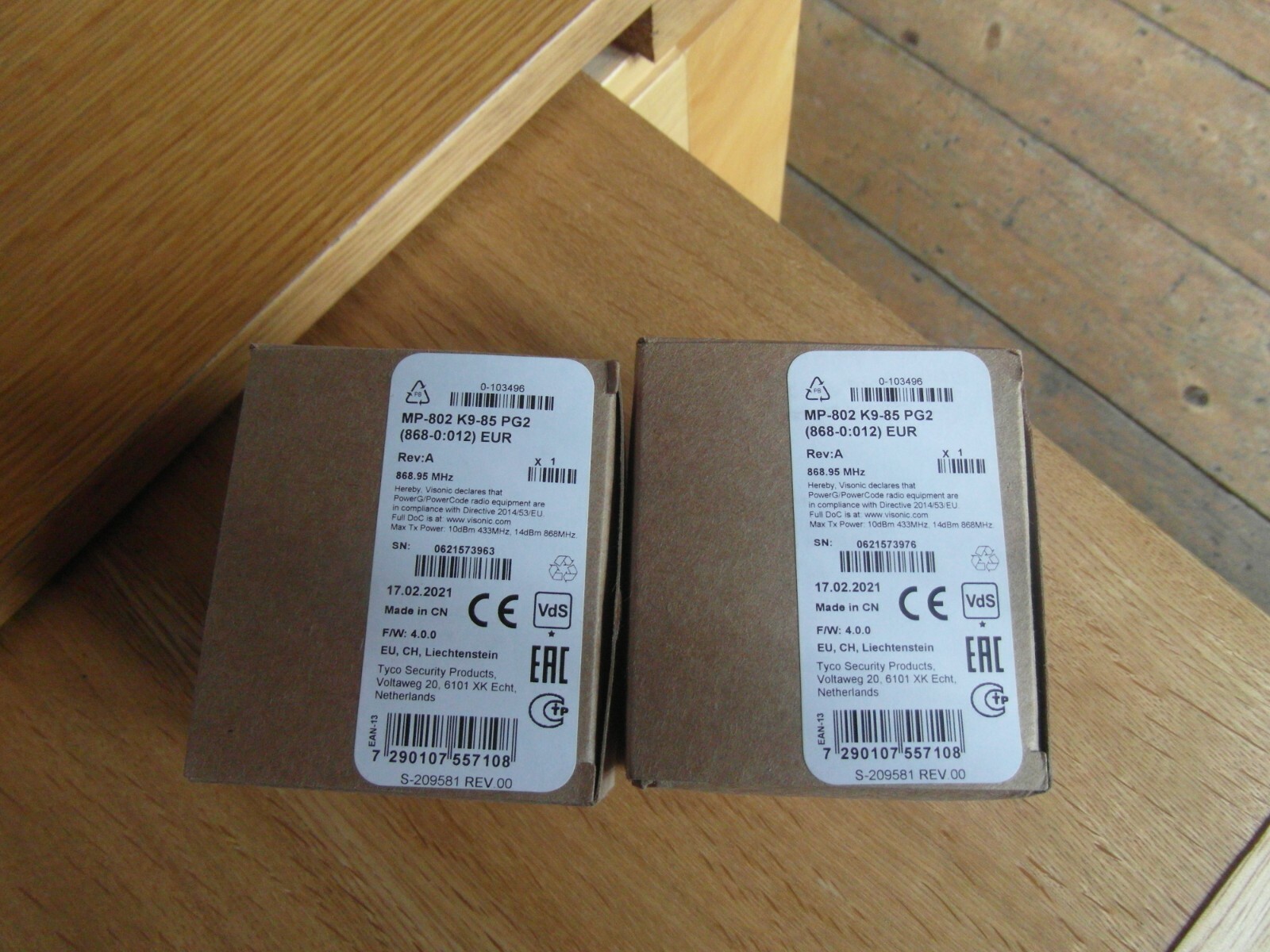 ( 2 ) MP-802 K9-85 PG2 Wireless PIR Pet Friendly (868-0:012) GORĄCA nowa praca