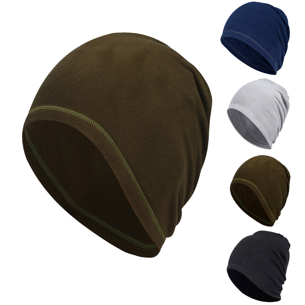 Thin Skull Cap Beanie Helmet Liner for Winter Running Cycling in Cold Weather-image