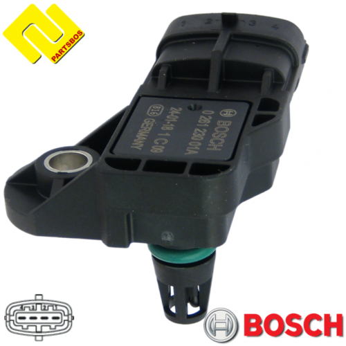 BOSCH 026123001A ,0281006049 INTAKE MANIFOLD PRESSURE SENSOR MAP 504307953 - Picture 6 of 8