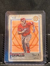 Mike Trout 2021 Topps Gypsy Queen Tarot of the Diamond Pentacles - Angels