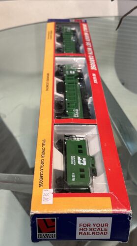 Life Like Rare Train Set Locomotive Dummy Caboose Burlington Rare 21607 HO - Picture 9 of 23