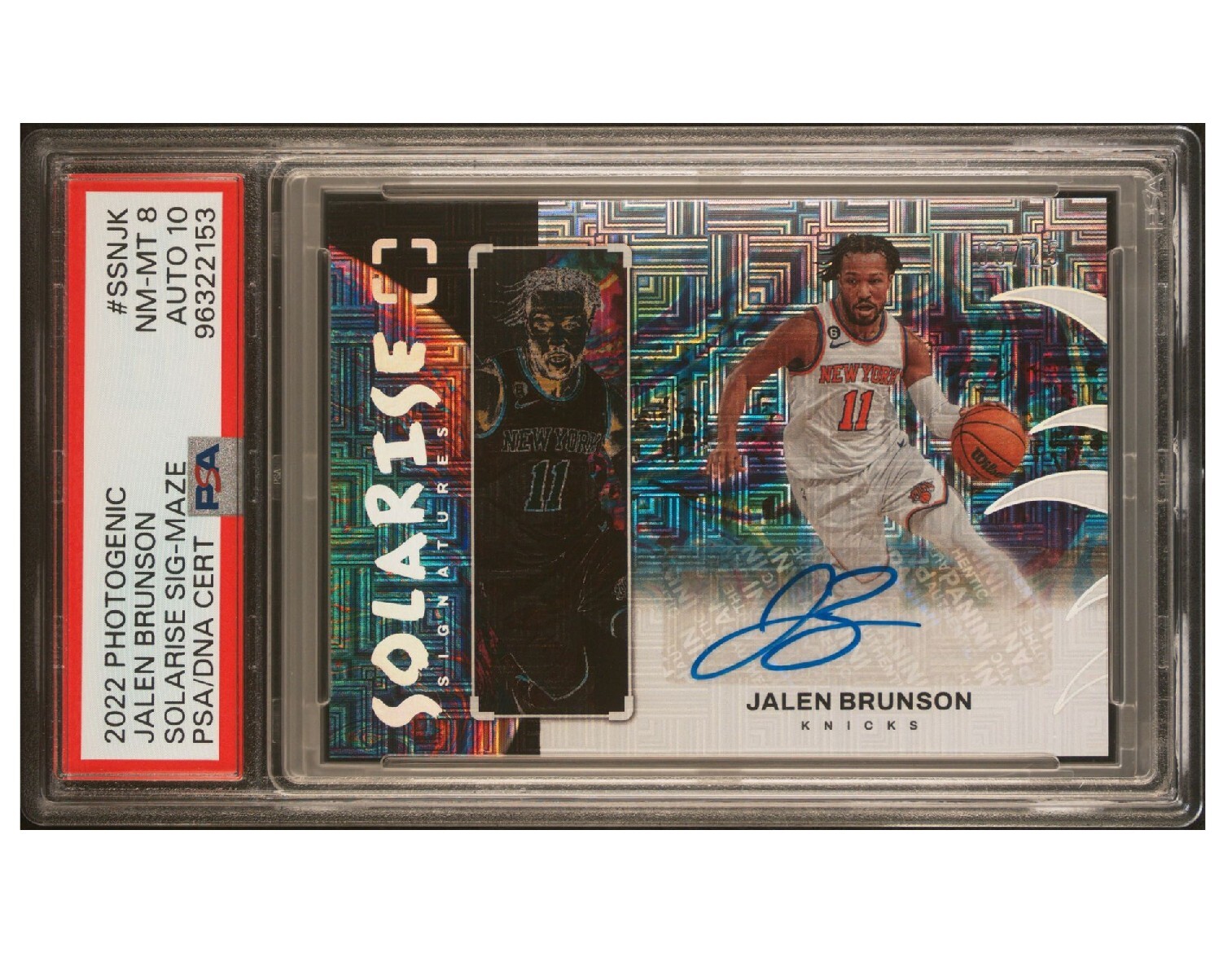 2022 Photogenic Jalen Brunson Autograph /10 - POP1