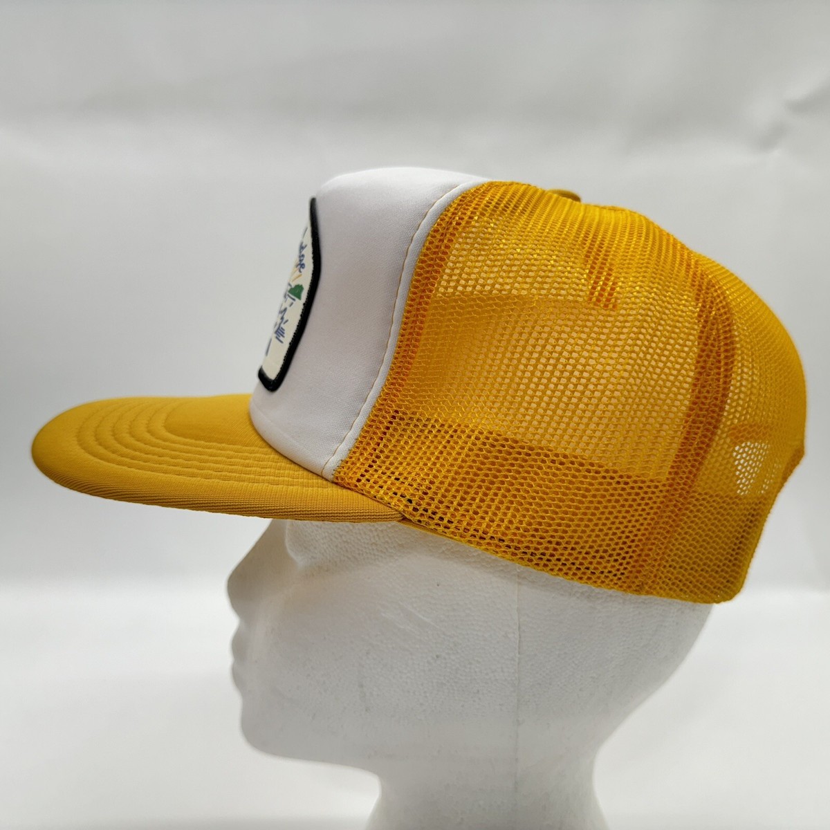 Vintage Nagagami Lodge Ontario Canada Musky Fishing Trucker Hat