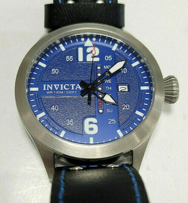 INVICTA 22183 I FORCE 45MM QUARTZ MULTI FUNCTION LEATHER STRAP MEN'S WATCH