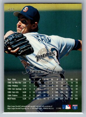 Andy Ashby 1995 Flair BASEBALL #198 San Diego Padres | eBay