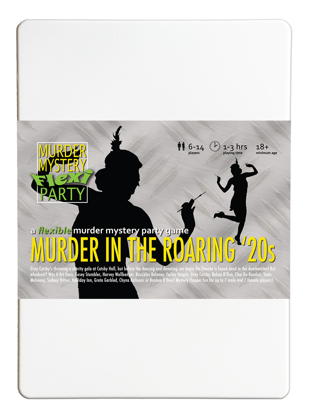 Murder in the Roaring '20s - Murder Mystery Flexi Dinner Party for 6-14 Players