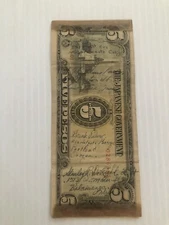 Philippines 5 Pesos Japanese Invasion Short Snorter Co Prosperity Sphere Stamp