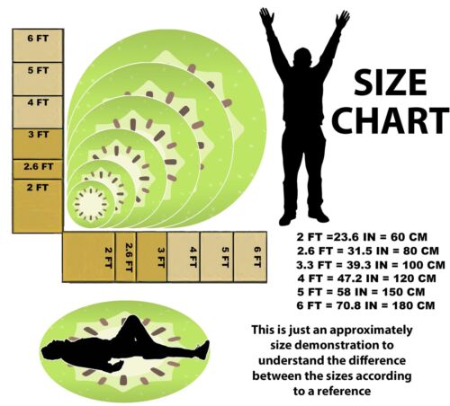 Cute Kiwi Fruit Rug Cool and Fresh Home Decor for Kitchen Kids Room Bathroom ... - Picture 6 of 6