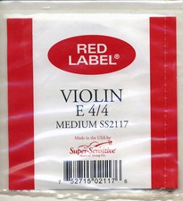 Super-Sensative Red Label Violin String E 1st...