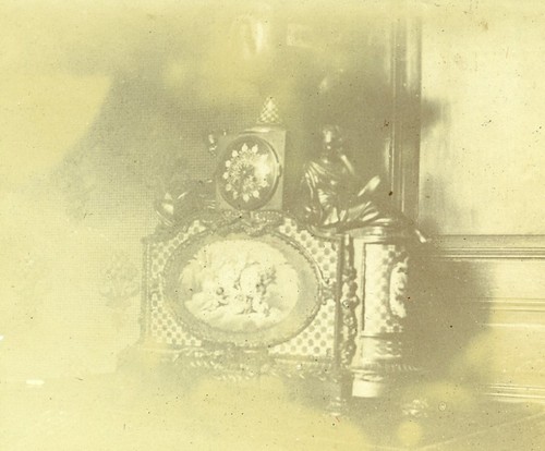 Frankreich Côte d'Azur Uhr Haus Interieur Amateur Stereoview Foto Pourtoy 1900 - Bild 1 von 3