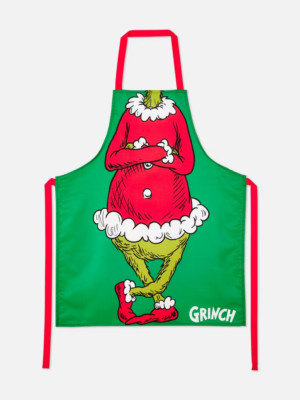DR. SEUSS Der Grinch Kochschürze Weihnachtsschürze bunt grün & böse NEU