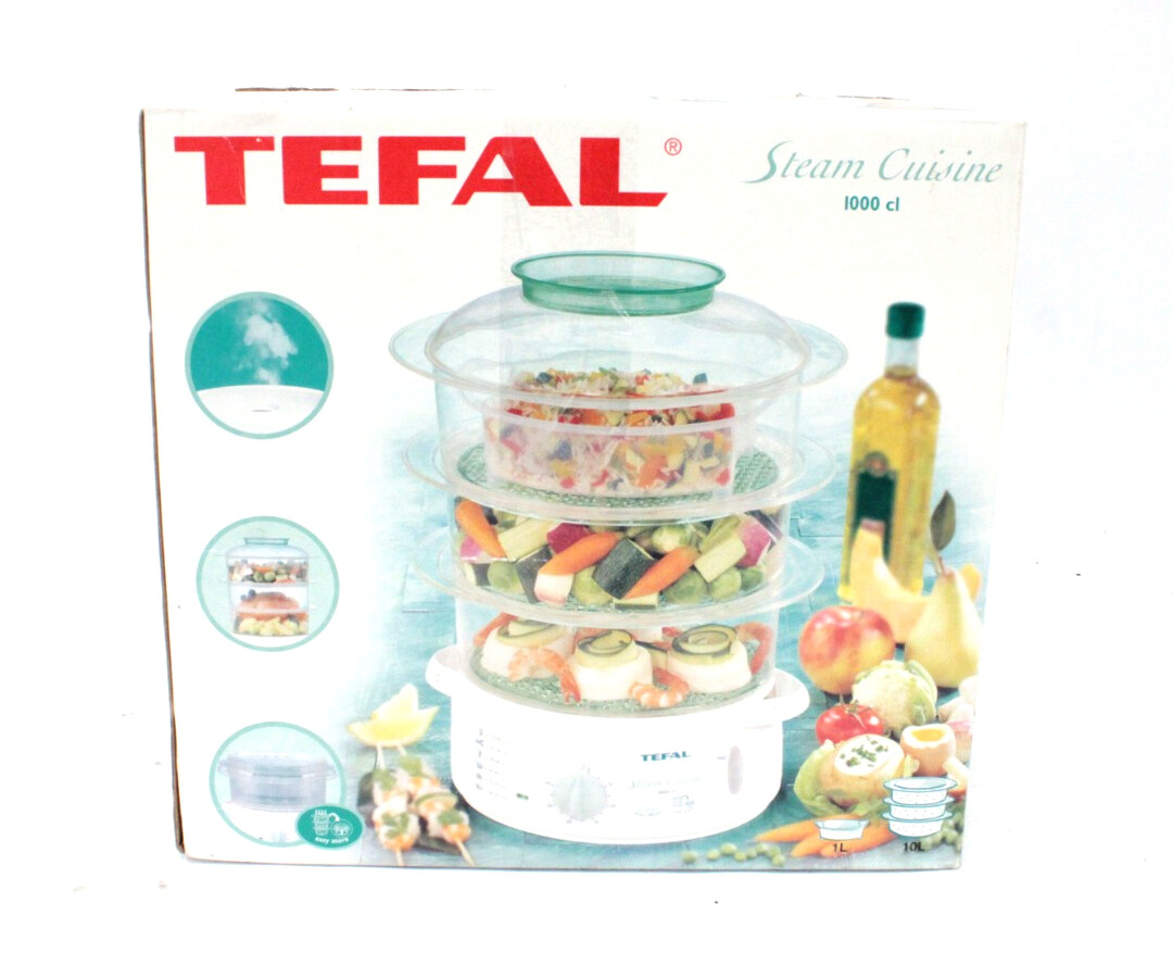 TEFAL Steam Cuisine EasyStore Steam Cooker 1000cl NEW Boxed 616225