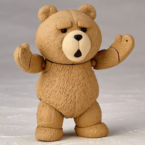 10 cm TED 2 Film Teddybär 4 Zoll in Schachtel bewegliche Actionfigur Spielzeug Sammlermodell - Bild 4 von 9