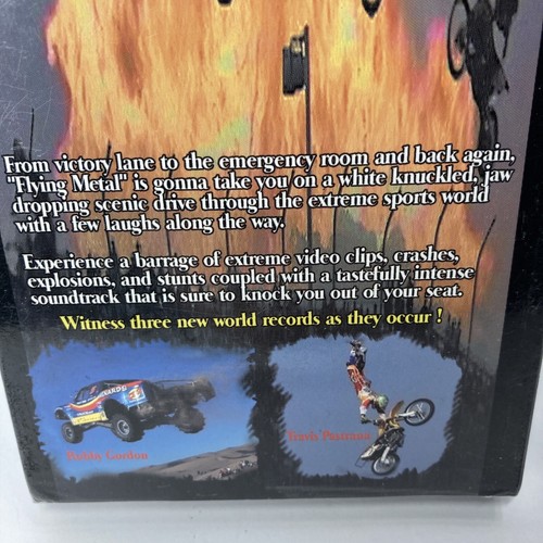 Ultra Rare Shrapnel Films Presents Flying Metal Sealed VHS 2001 Extreme Sports - Imagen 4 de 6