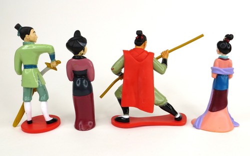 Princesa Mulan PVC Juguete Figuras de Juego Personajes Disney Li Shang Madre Guerrera - Imagen 11 de 13