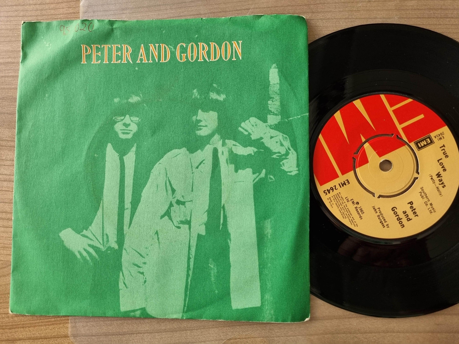 7"" Single Peter and Gordon - True love ways Vinyl UK