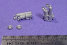 HO/HOn3 TORCH OR WELDING CARTS  WISEMAN MODEL SERVICES DETAIL PARTS #HO164