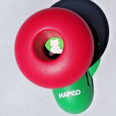Maped Scrapbooking Craft Paper Punch, Small Bear Easy Pressure Button 