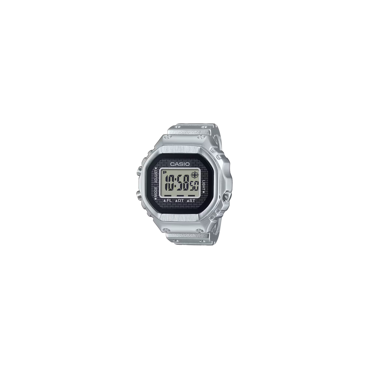Casio Ring Watch 50th Anniversary Silver CRW-001-1JR w/Size
