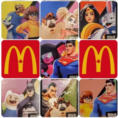 NEW! Lot Of 7 McDonald's Canada 2024 MULTIVERSUS Happy Meal Toys Warner Bros NIB