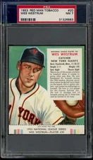 1953 Red Man #NL 20 Wes Westrum PSA 7 NY Giants  (6883)