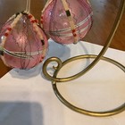 Set Of 2 Wire And Chenille Vintage Christmas Ornaments — photo 6