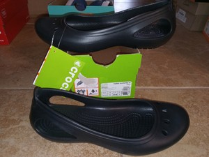 crocs kadee work flat