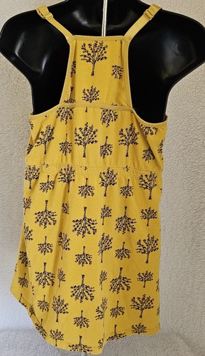 Suiek Womens Shirt Top Blouse Size XL X Large Yellow Brown Tree - Picture 14 of 24