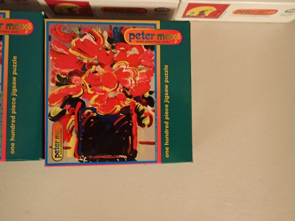 Peter Max Pop Art Jarrón Boceto II Rompecabezas 100 Piezas 23 x 18 cm Foto 3 de 4